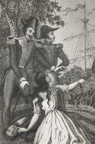 Adolf Dvorzak nach Franz Weigl (1810-?), Stahlstich "Die Venetianerin", um 1850