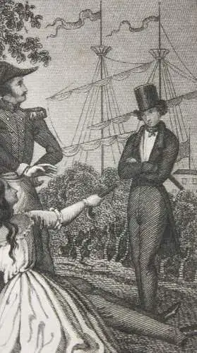 Adolf Dvorzak nach Franz Weigl (1810-?), Stahlstich "Die Venetianerin", um 1850