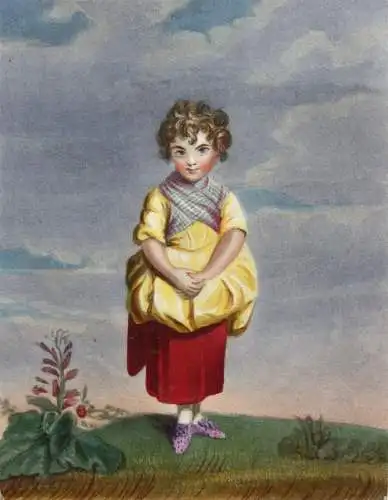 Sylvia, Lady Gertrude Fitzpatrick nach Joshua Reynolds, altkol. Schabkunstblatt