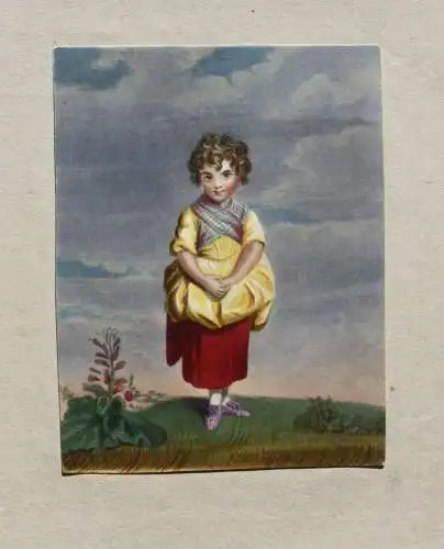 Sylvia, Lady Gertrude Fitzpatrick nach Joshua Reynolds, altkol. Schabkunstblatt