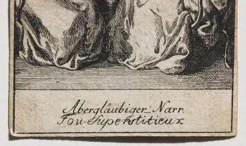 Daniel Nikolaus Chodowiecki (1726-1801) 5 Radierungen "Hundertblatt der Narren"