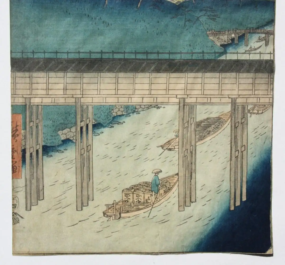 Ando (Utagawa) Hiroshige I (1797-1858) Nishiki-e, Ukiyo-e, Ôban, Tôto Ochanomizu 6