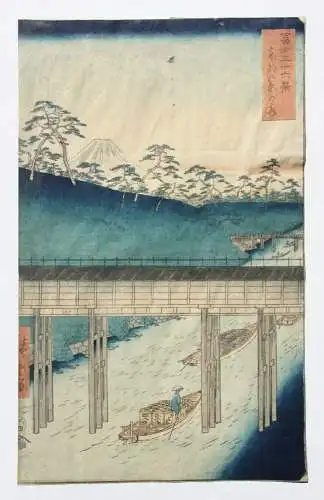 Ando (Utagawa) Hiroshige I (1797-1858) Nishiki-e, Ukiyo-e, Ôban, Tôto Ochanomizu