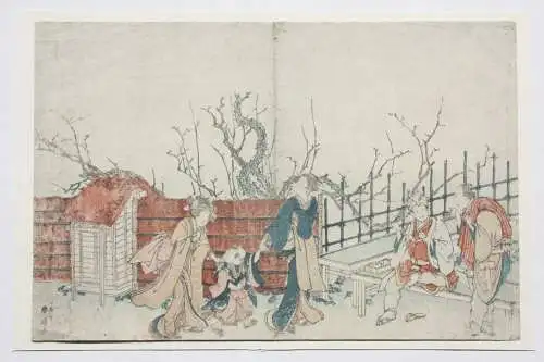 Katsukawa Shunkô II (Shunsen) (1762 - um 1830), Nishiki-e, Ukiyo-e, Ôban, Edo