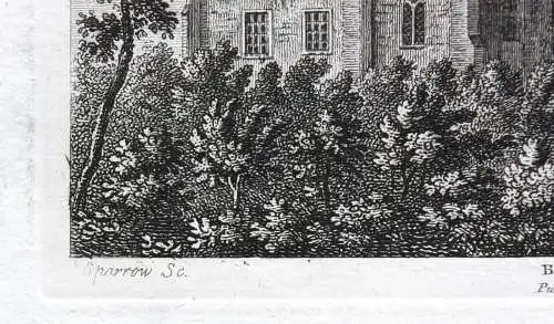Samuel Sparrow (tätig 1770-1806), zwei Radierungen, Castel Beaumarais & Durham