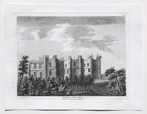 Samuel Sparrow (tätig 1770-1806), zwei Radierungen, Castel Beaumarais & Durham