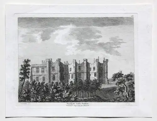 Samuel Sparrow (tätig 1770-1806), zwei Radierungen, Castel Beaumarais & Durham