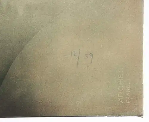Paul Wunderlich (1927-2010), sign. Farblithographie, weiblicher Akt, 1971