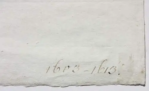 Schattenriss eines Mannes in Profilansicht, Silhouette, Tuschzeichnung, 18. Jh.
