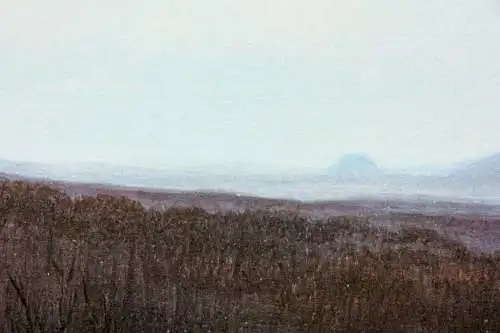 Rudolf Distler (geb. 1946), sign. Farblithographie, nächtliche Landschaft, 1978