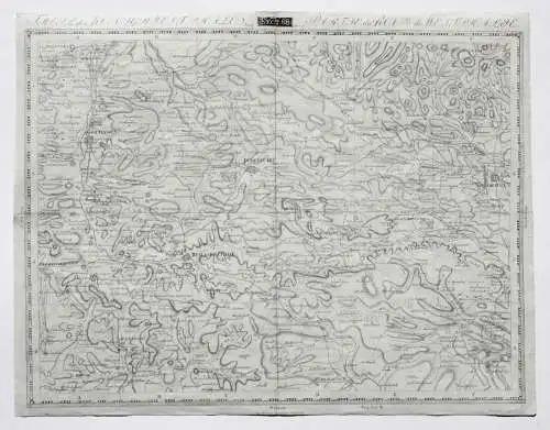 Landkarte, Kupferstich, Geogr. Institut Weimar, Sect. 68, Niedersachsen, um 1810