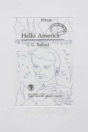 Andreas Hofer/Andy Hope (geb. 1963), sign. Heliogravüre, "Hello America", 2010