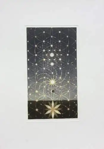 Ernst Steiner (1935-2024), signierte Farbradierung, "Gestaltenwandel", 1983