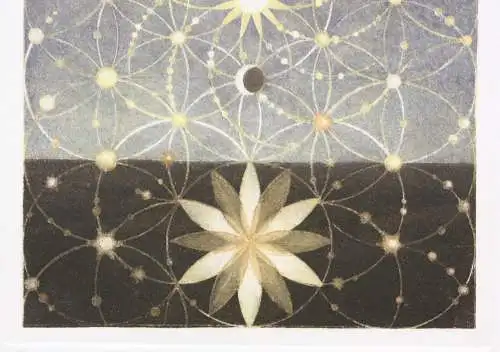 Ernst Steiner (1935-2024), signierte Farbradierung, "Gestaltenwandel", 1983
