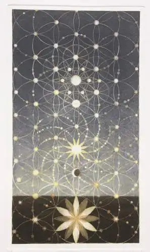 Ernst Steiner (1935-2024), signierte Farbradierung, "Gestaltenwandel", 1983