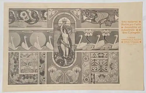 Arnold Lyongrün (1871-1935), Lichtdruck, Tafel aus "Arte Moderna" Turin um 1900