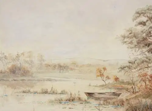 Joseph Halford Ross (1866-1909), sign. Aquarell, Avon, near Stratford-upon-Avon