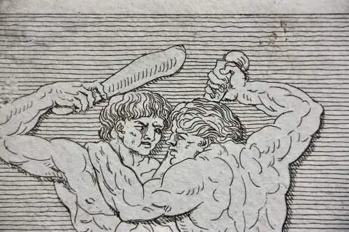 Centauromachia, drei friesartige Radierungen, Klassizismus, um 1818