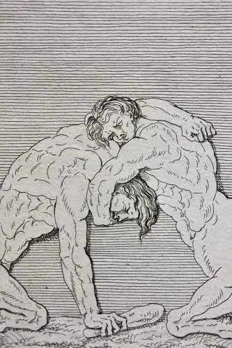 Centauromachia, drei friesartige Radierungen, Klassizismus, um 1818