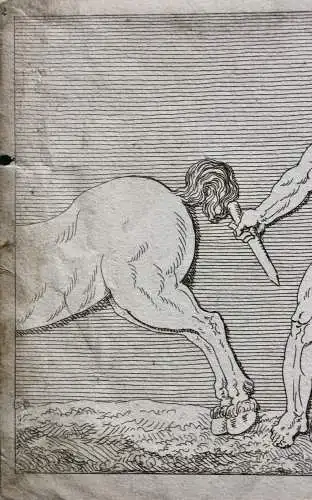 Centauromachia, drei friesartige Radierungen, Klassizismus, um 1818