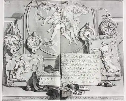 Giovanni Battista Piranesi (1720-1778) Radierung aus "Le Antichità Romane", 1835