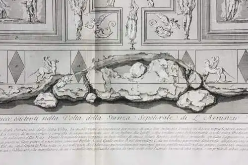 Giovanni Battista Piranesi (1720-1778) Radierung aus "Le Antichità Romane", 1835