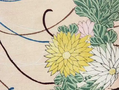 Kamisaka Sekka/Furuya Kôrin, Holzschnitt, Seite aus Shin Bijutsukai, Blumen 1901