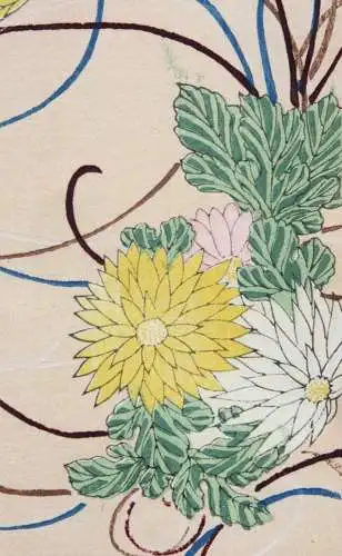 Kamisaka Sekka/Furuya Kôrin, Holzschnitt, Seite aus Shin Bijutsukai, Blumen 1901