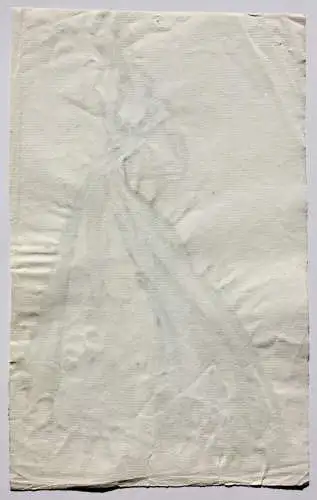 Teddy Rossi-Turai, monogrammiertes Aquarell Entwurf für ein elegantes Abendkleid