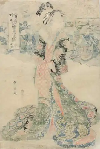 Katsukawa Shunsen (1762- ca. 1830), Nishiki-e, Ukiyo-e, Ôban, Yoshiwara