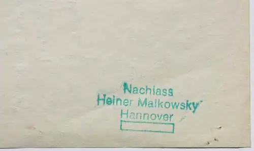 Heiner Malkowsky (1920-1988), monogrammierte Zeichnung, abstrakte Komposition