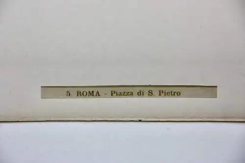 "Roma - Piazza di S. Pietro", Vintage Albuminabzug, Italien, um 1860/70