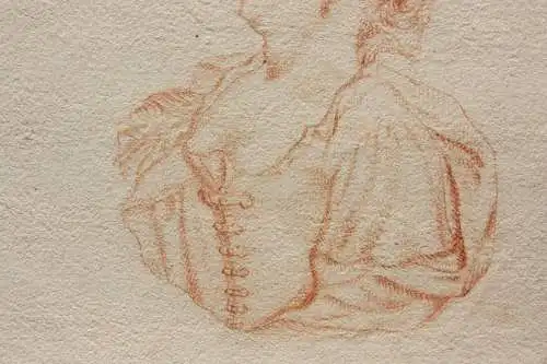 Umkreis Pier Leone Ghezzi (1674-1755) Rötel, Porträt einer Frau in Profilansicht