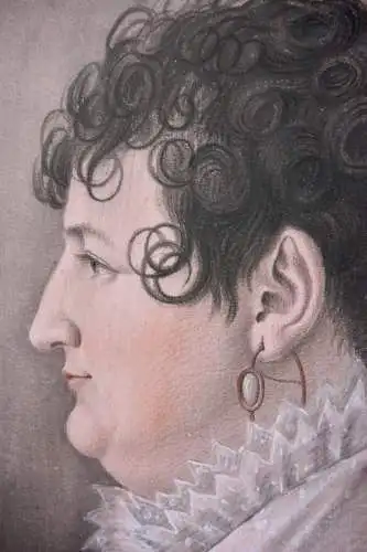 Meilliere de Reims, Pastell, Porträt, Louise Rosalie Lucière Devillelongue, 1811