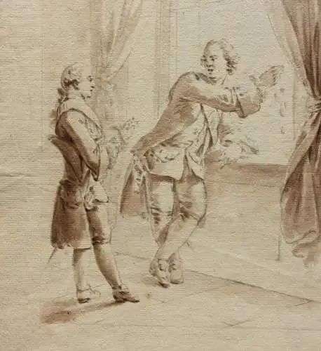 Christian Bernhard Rode (1725-1797), Zeichnung, Gellerts Fabel "Der junge Prinz"