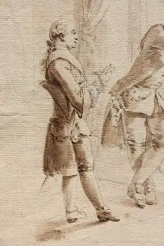 Christian Bernhard Rode (1725-1797), Zeichnung, Gellerts Fabel "Der junge Prinz"