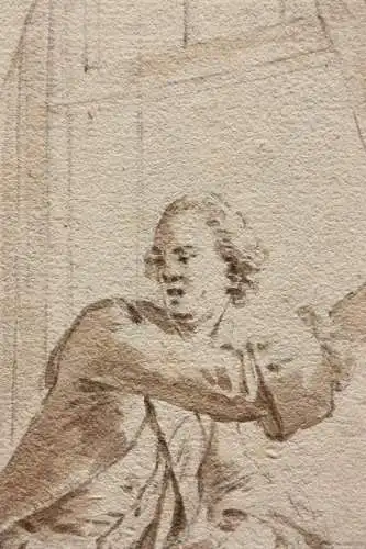 Christian Bernhard Rode (1725-1797), Zeichnung, Gellerts Fabel "Der junge Prinz"