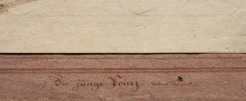 Christian Bernhard Rode (1725-1797), Zeichnung, Gellerts Fabel "Der junge Prinz"