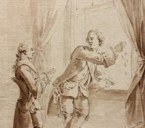 Christian Bernhard Rode (1725-1797), Zeichnung, Gellerts Fabel "Der junge Prinz"