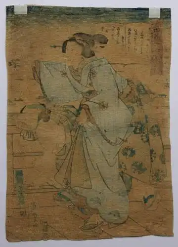 Utagawa Kunisada II (Toyokuni IV) (1823-1880), Nishiki-e, Ukiyo-e, Chirimen-e