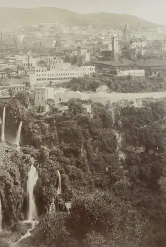 "Tivoli, Veduta generale", Vintage Albuminabzug, Italien, um 1860/70