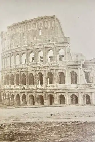 "Roma - Colosseo o Anfiteatro Flavio", Vintage Albuminabzug, Italien, um 1860/70