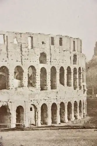 "Roma - Colosseo o Anfiteatro Flavio", Vintage Albuminabzug, Italien, um 1860/70