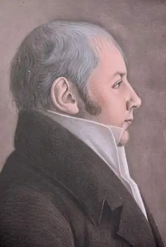 Meilliere de Reims, Pastell, Porträt, François Nicolas Edward Le Louvier, 1811