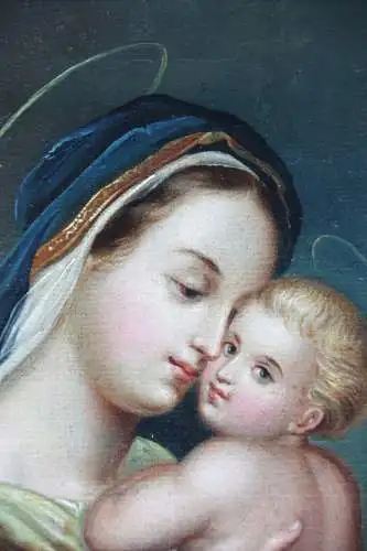 Tempi Madonna nach Raffaello Sanzio (1483-1520) Öl auf Leinwand, gerahmt 19. Jh.