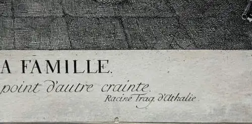 Daniel Nikolaus Chodowiecki (1726-1801), Radierung, "Les Adieux de Calas", 1768