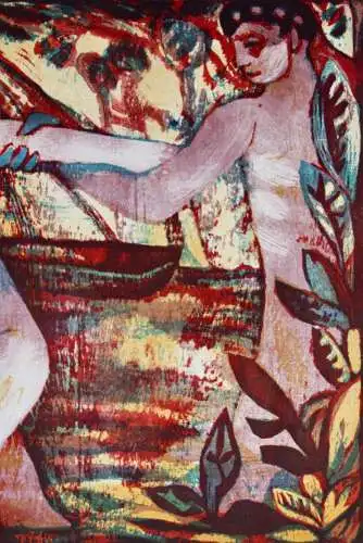 Esteban Fekete (1924-2009) Farbholzschnitt, Plakat Marburger Künstlerkreis, 1969