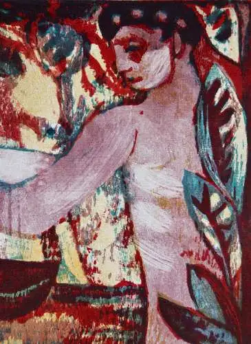 Esteban Fekete (1924-2009) Farbholzschnitt, Plakat Marburger Künstlerkreis, 1969