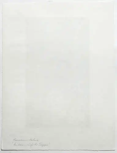 Karl-Heinz Hansen Bahia (1915-1978), sign. Holzschnitt, "Mädchen auf der Treppe"