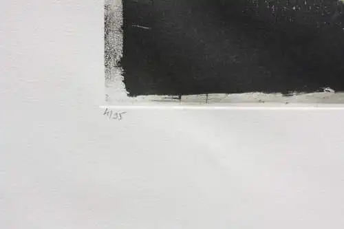 Johnny Friedlaender (1912-1992), signierte Farbradierung, ohne Titel, 1972